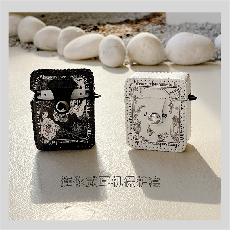 法式玫瑰airpodspro保护套连体式