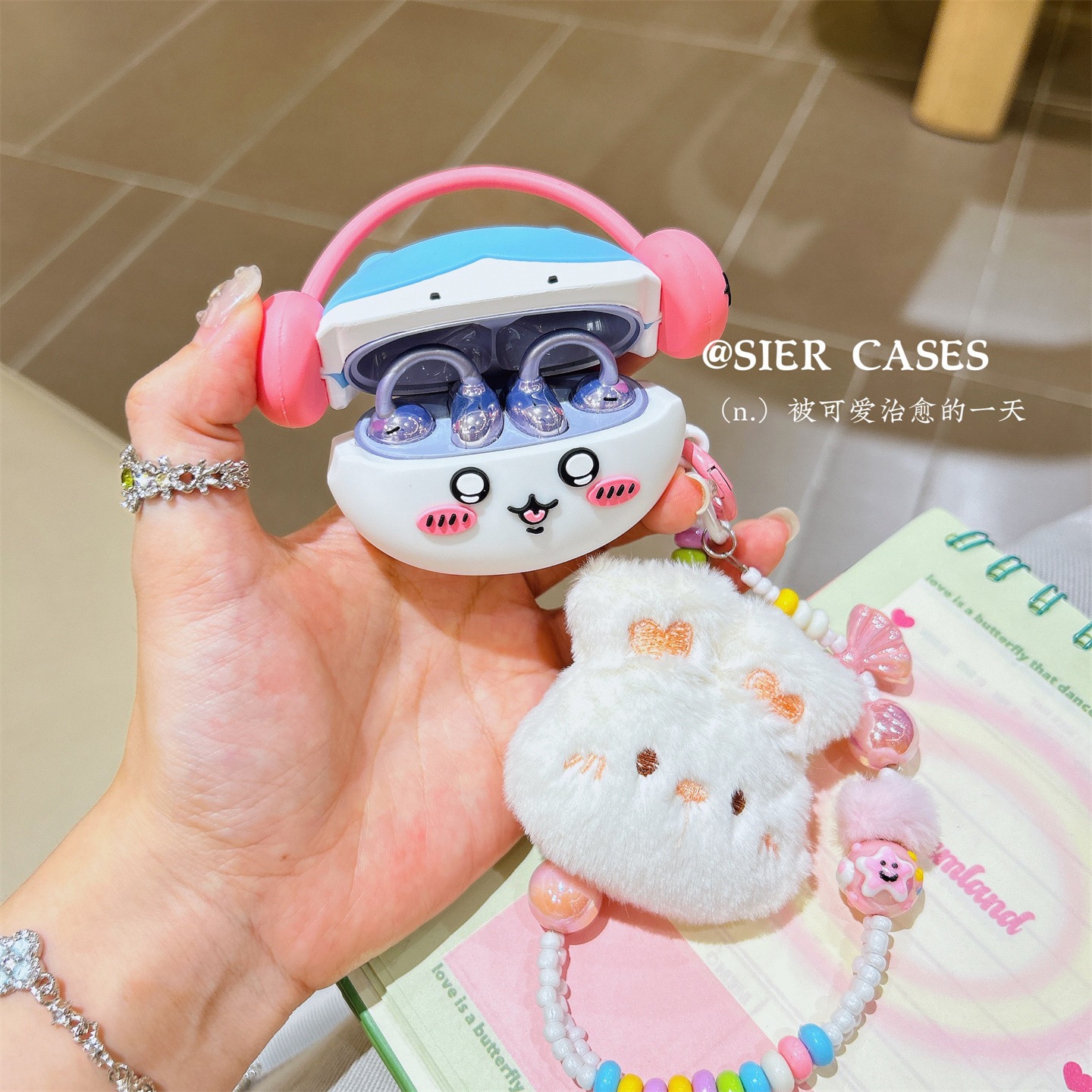 趣味卡通freeclip耳机保护壳