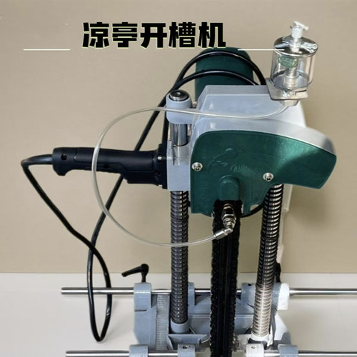 古建木屋凉亭圆木方木开槽打孔机