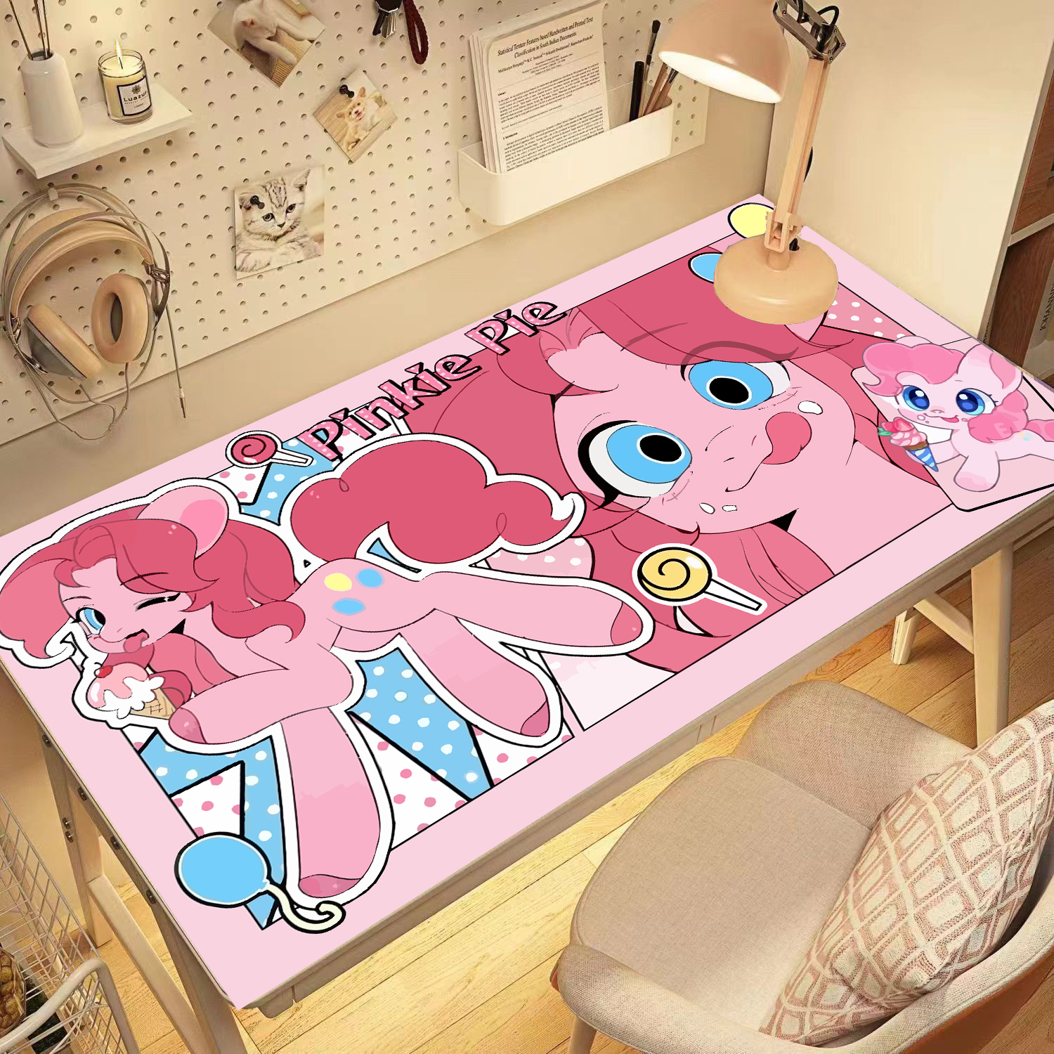 小马宝莉桌垫碧琪护眼书桌面垫学生儿童学习专用环保写字台面桌布