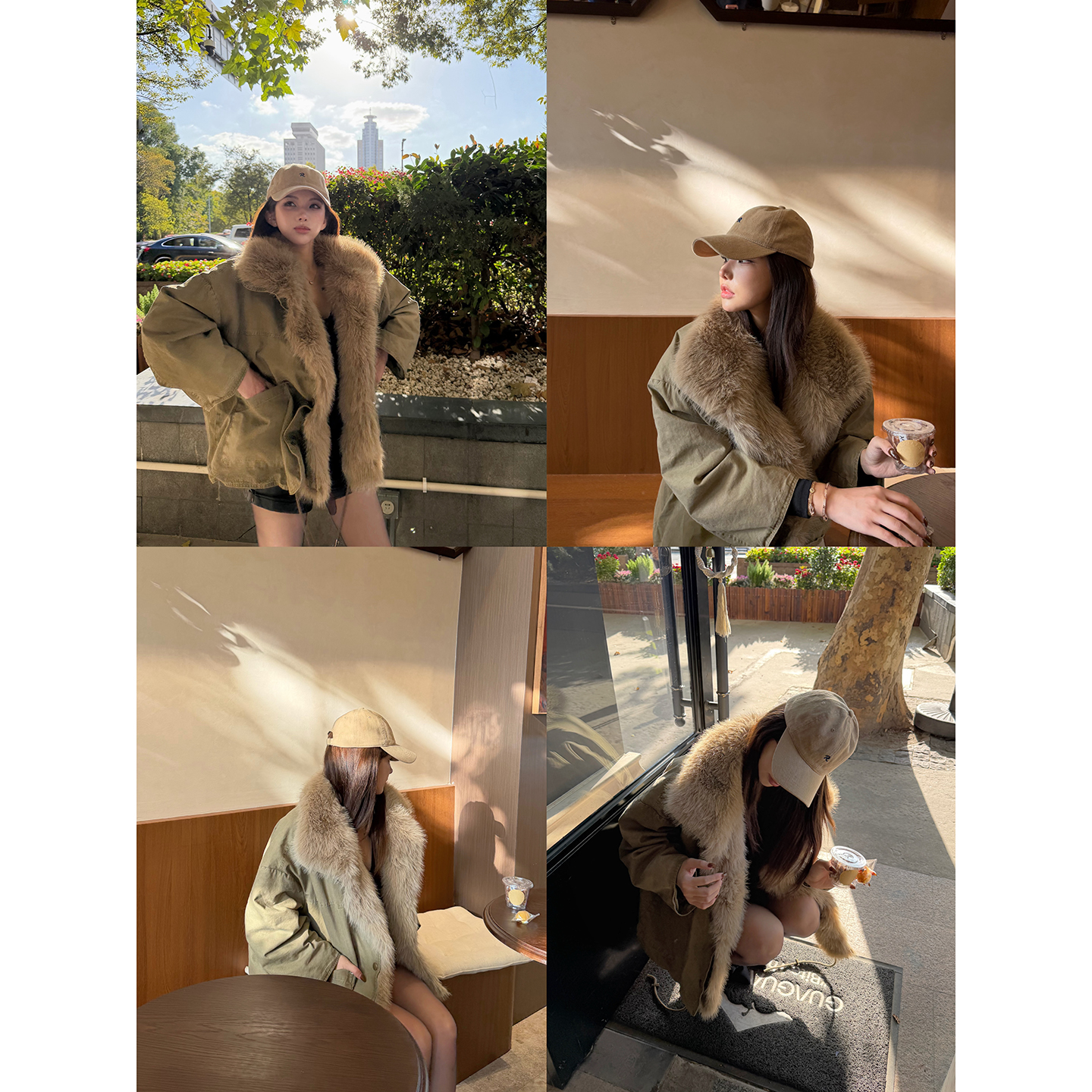 PickRui 睿哥 北海道初雪 秋冬工装棉服外套女加厚环保派客服新款