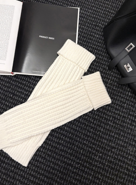 PickRui睿哥 新款麻花袜套女堆堆袜秋冬加厚针织筒袜保暖护膝百搭