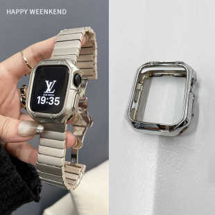 保护壳电光铠甲TPU防摔保护软壳适用苹果手表iWatch456S8 S11 S10