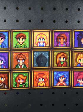 星露谷物语 5*5cm磁吸冰箱贴 （厚度3+1mm）