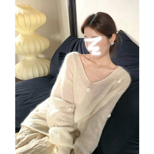 秋季穿搭绝美针织衫宽松上衣毛衣