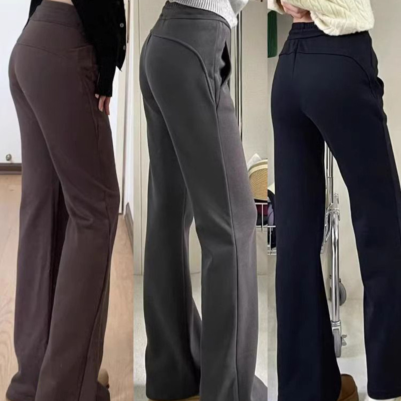 美式休闲微喇运动裤女大码胖mm春季新款遮胯显瘦卫裤梨形身材长裤,女装/女士精品,大码裤装,淘宝优惠券,粉丝福利购,淘宝优惠卷