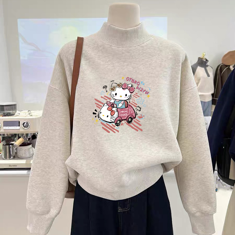 可爱HelloKitty爆款卫衣加绒外套