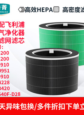 适配飞利浦空气净化器FY4200/3200/0910滤网AC4228/0950/0951滤芯