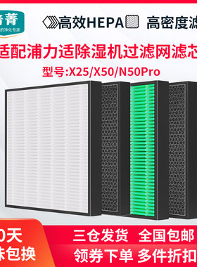 适配浦力适除湿机滤网X25/X50/N50Pro滤芯Prince-Plus/YL-2F20SG