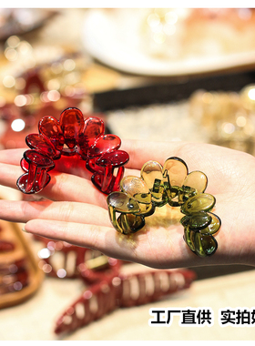 【10元任选4件清仓】AS饰品花瓣发卡刘海夹韩版边夹抓夹小号