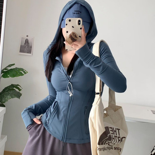 Defjack连帽衫运动茄克外套女