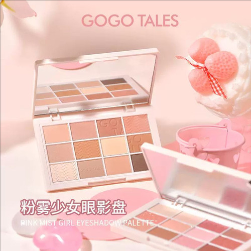 戈戈舞粉雾少女12色眼影盘大地色