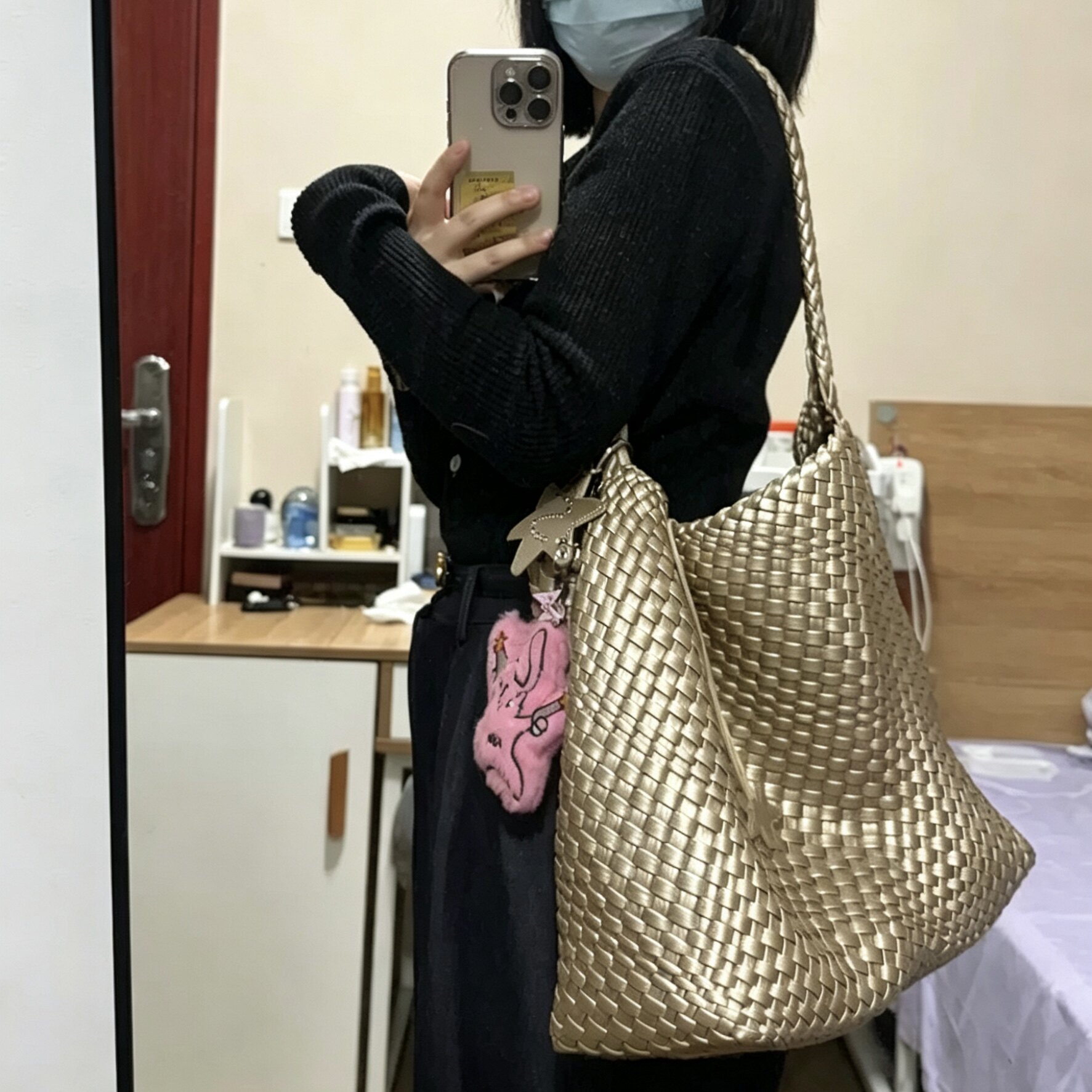 手工编织包托特女大容量通勤托特包新款单肩大包度假沙滩手提女包