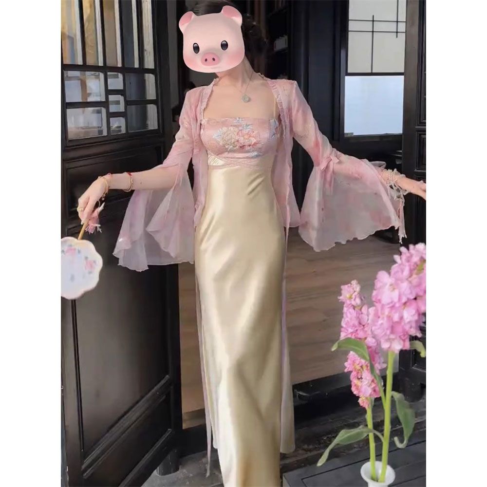 春季新款新中式国风提花