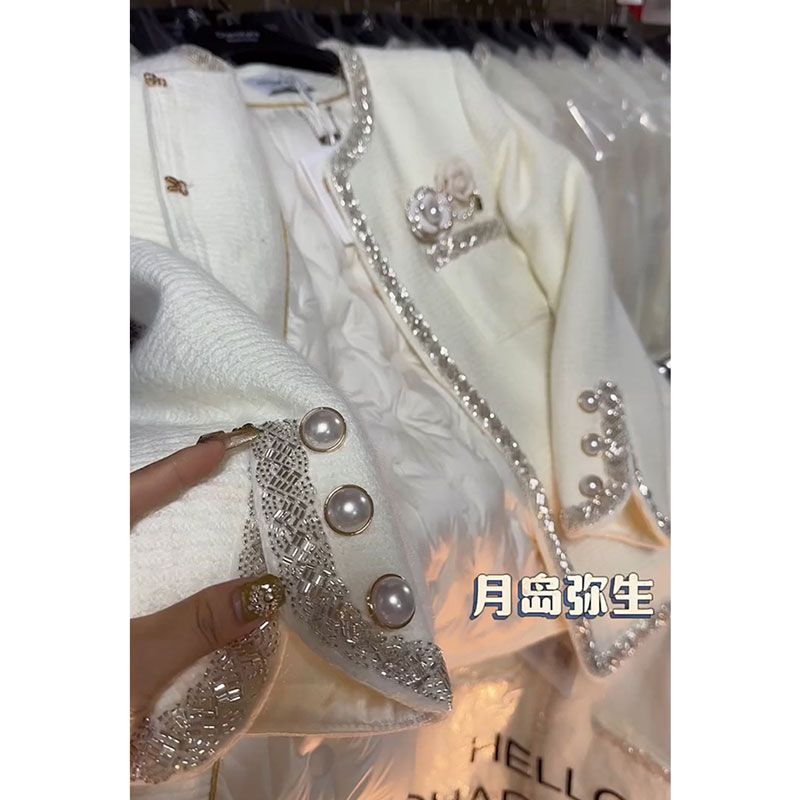 韩系重工小香风加绒加厚