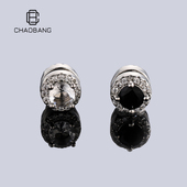 磁吸耳夹男锆石免打孔抗过敏个性 轻奢百搭复古无需耳洞耳饰女简约