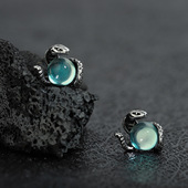 美杜莎之瞳耳夹男女耳环小众欧美磁吸耳钉设计感无耳洞耳饰配饰