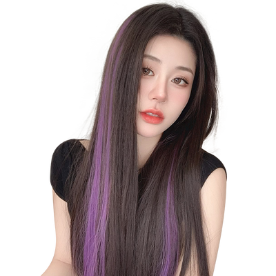 简兮挑染假发片小片式彩色挂耳染