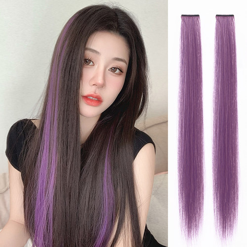 简兮挑染假发片小片式彩色挂耳染