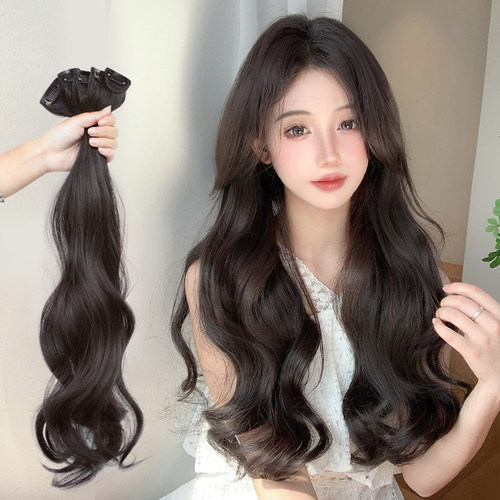 简兮卷发假发片蓬松增发量小片式