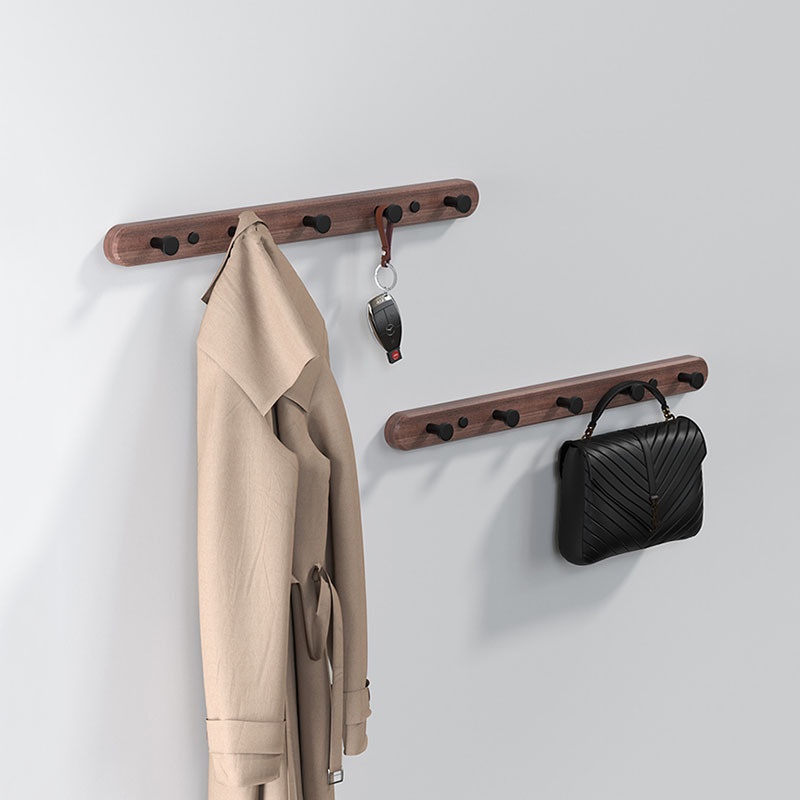 挂衣架壁挂墙上门后挂衣钩免打孔进门玄关粘贴排钩强力承重衣帽钩