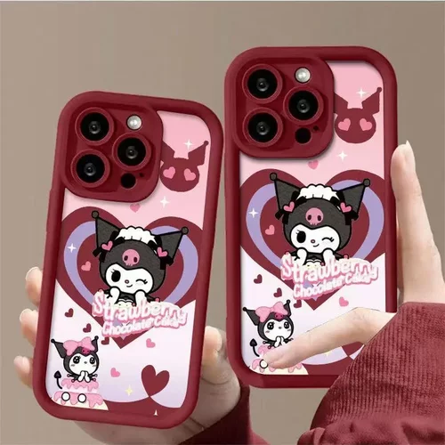 爱心库洛米15pro适用14promax苹果手机壳iphone16欧美13pro12