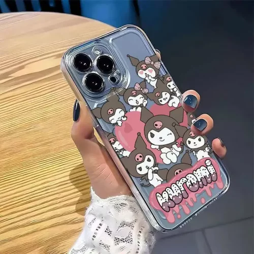 满屏库洛米适用iphone16pro手机壳14promax苹果15透明13pro可爱12