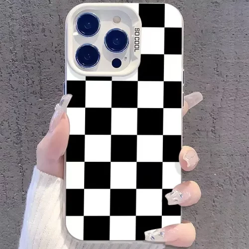 小众格子16plus适用15promax苹果手机壳iphone14创意13pro硬壳12