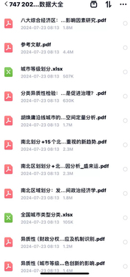 2024-2025年地级市异质性数据、城市分组异质性数据