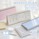 Planwith周计划本每日自律打卡上翻线圈本学生用week随身便携手账本办公记事本时间管理日程本可立笔记本