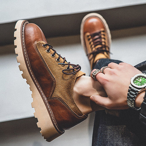 复古英伦风马丁工装鞋