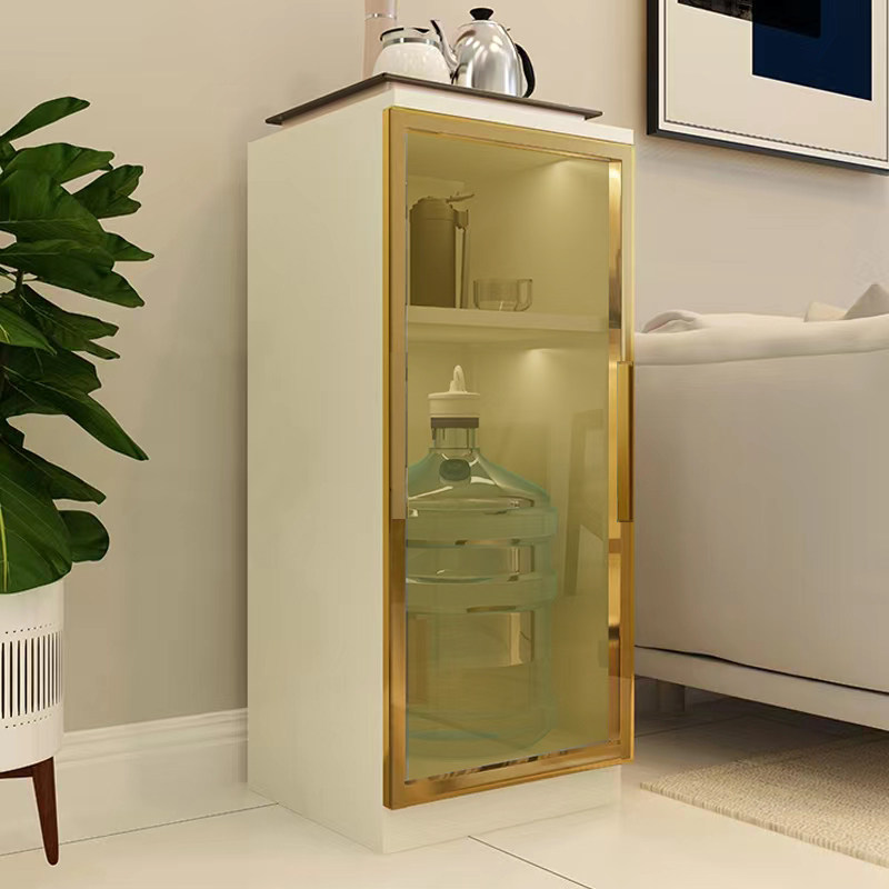 多功能餐边柜玻璃茶水柜边柜简约现代家用客厅储物柜水桶收纳柜,住宅家具,餐边柜,淘宝优惠券,粉丝福利购,淘宝优惠卷