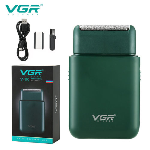 VGR390车载剃须刀便携式刮胡刀男士电动迷你递须刀推白往复式剃须