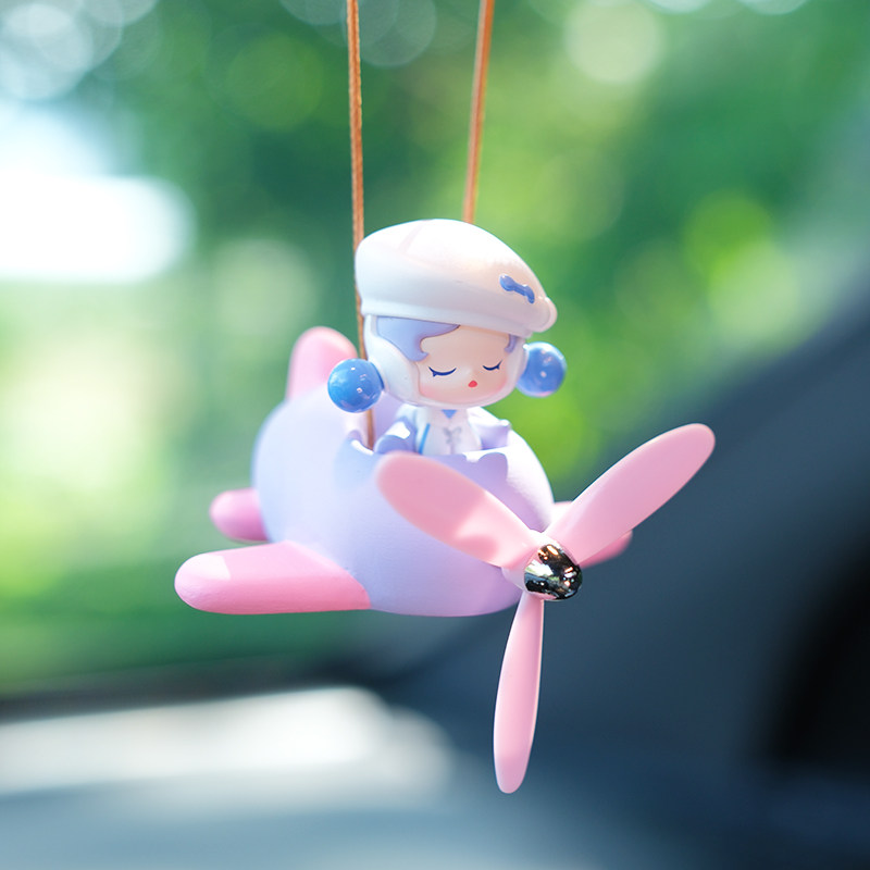 冥想者萌粒模型汽车挂件车载创意后照镜1/4吋套筒扳手机挂饰吊坠