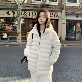 排骨羽绒服女短款 冬韩系小个子羽绒服90白鸭绒宽松羽绒加厚短外套