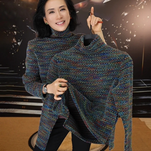 冬季新款百搭简约休闲时尚男款重磅长袖高领卫衣混色小众轻奢高级