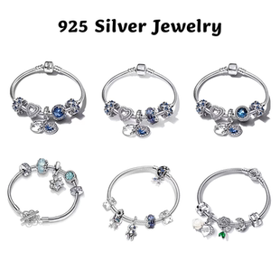 手链S925纯银闪耀星河手链萌宠天使手镯套装 送女友情人节礼物