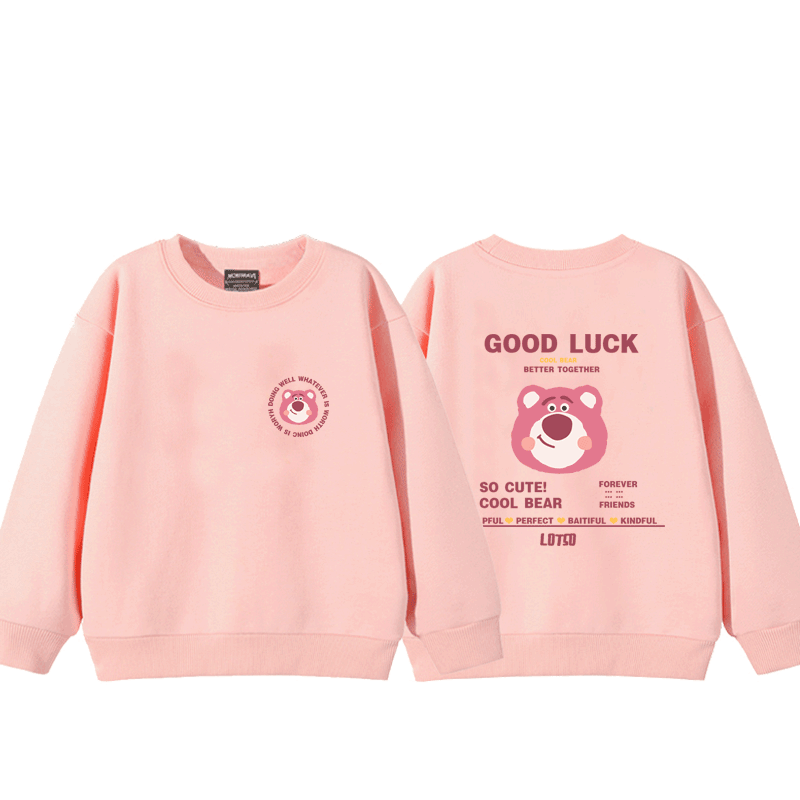 新款春秋冬男女纯棉卡通卫衣印花