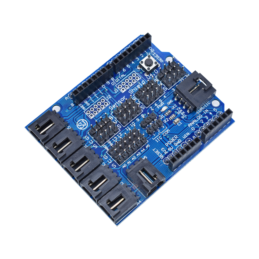 Sensor Shield V5.0 感测器扩展板V5 电子积木 兼容UNO R3