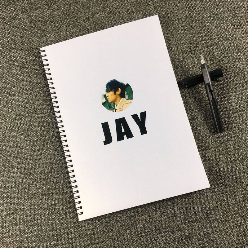 JAY周杰伦周边歌词本男女学生鲸落体奶酪体楷书行楷学习用品字帖