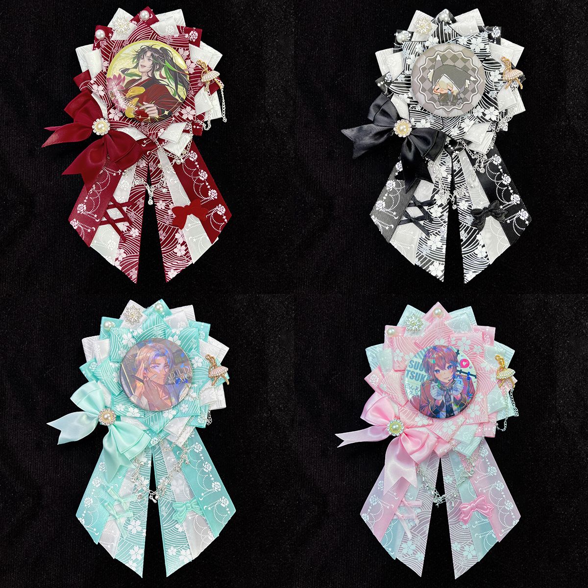 华丽原创设计吧唧托徽章