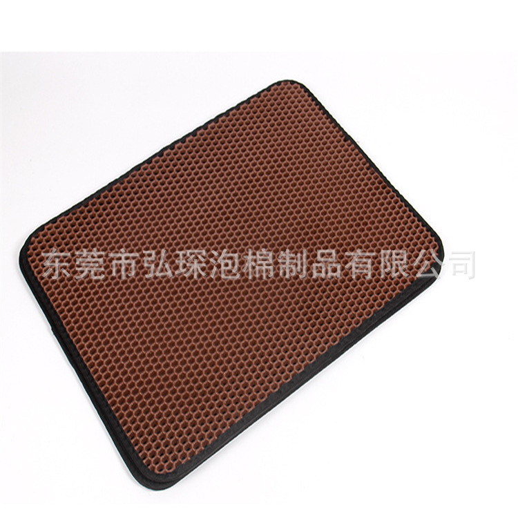 eva双层猫砂新品蜂窝结构发泡车缝eva猫砂可水洗反复使用