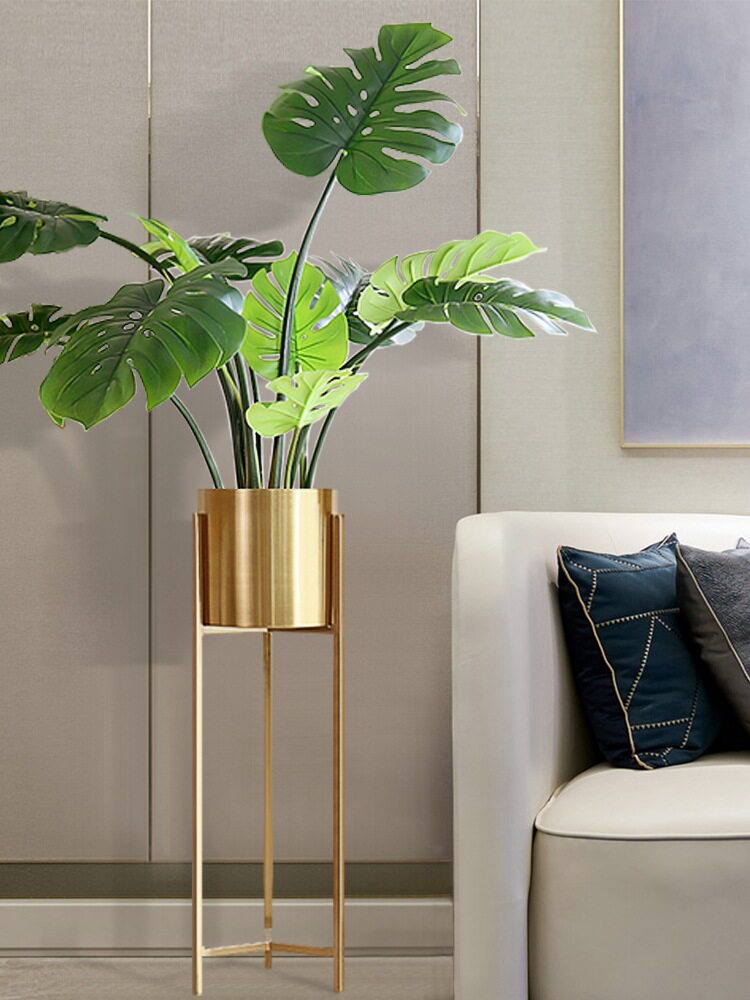 大号落地花瓶轻奢摆件欧式客厅插花美式花架高档家居电视柜装饰品