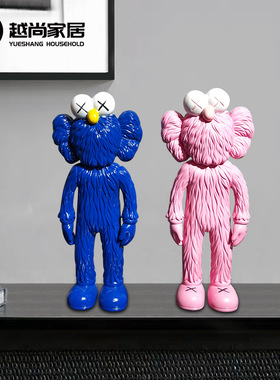 北欧创意人物卡通摆件桌面人物树脂工艺品现代简约风格卡通装饰品