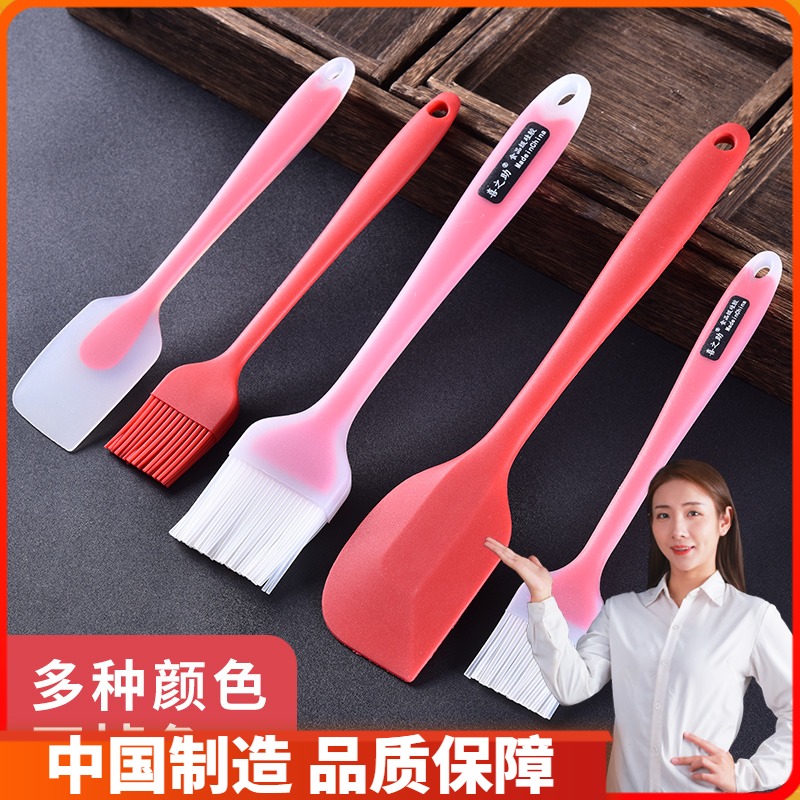 油刷子厨房烙饼硅胶刷食用烘焙小刷子家用耐高温油刷不掉毛烧烤刷