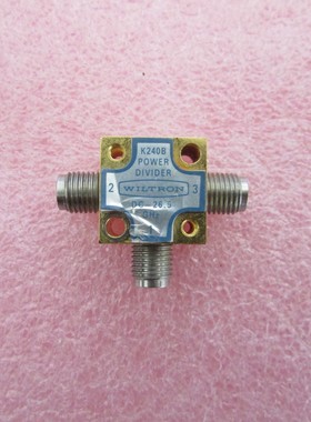 WILTRON K240B DC-26.5GHz K接头 1W 射频微波一分二功率功分器