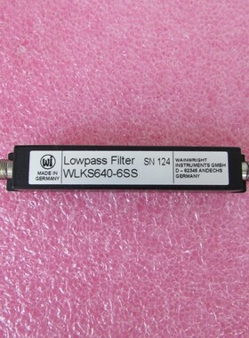 WI进口WLKS640-6SS DC-670MHz SMA RF射频微波同轴低通滤波器