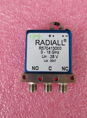 Radiall R570413000 DC-18GHz 300W28VSPDT射频同轴单刀双掷开关