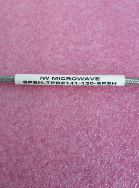 IW SPSH-TPRF141-120-SPSH DC-26.5GHz SMA公 30cm 微波电缆跳线