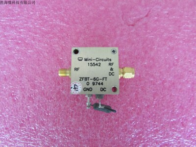 MINI进口 ZFBT-6G-FT  10-6000MHz  SMA 射频微波同轴T型偏置器